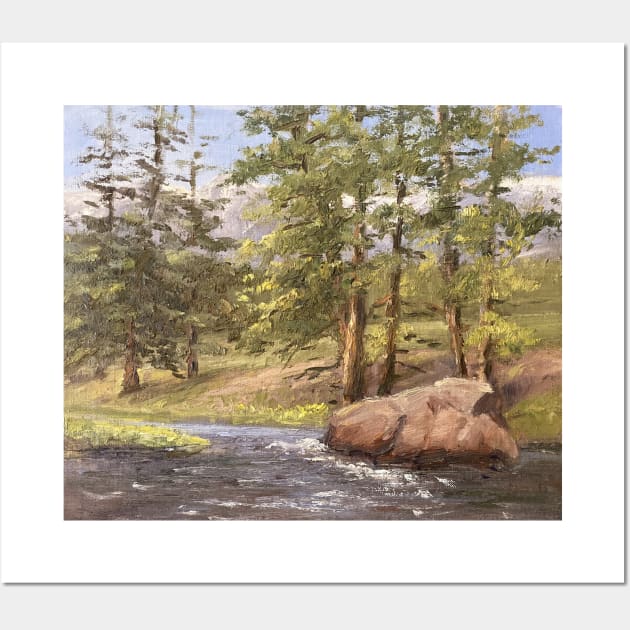 River Tree Landscape Wall Art by Gallery Digitals